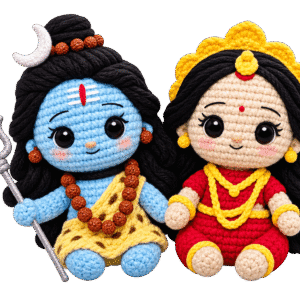 Shiv & Parvati Amigurumi
